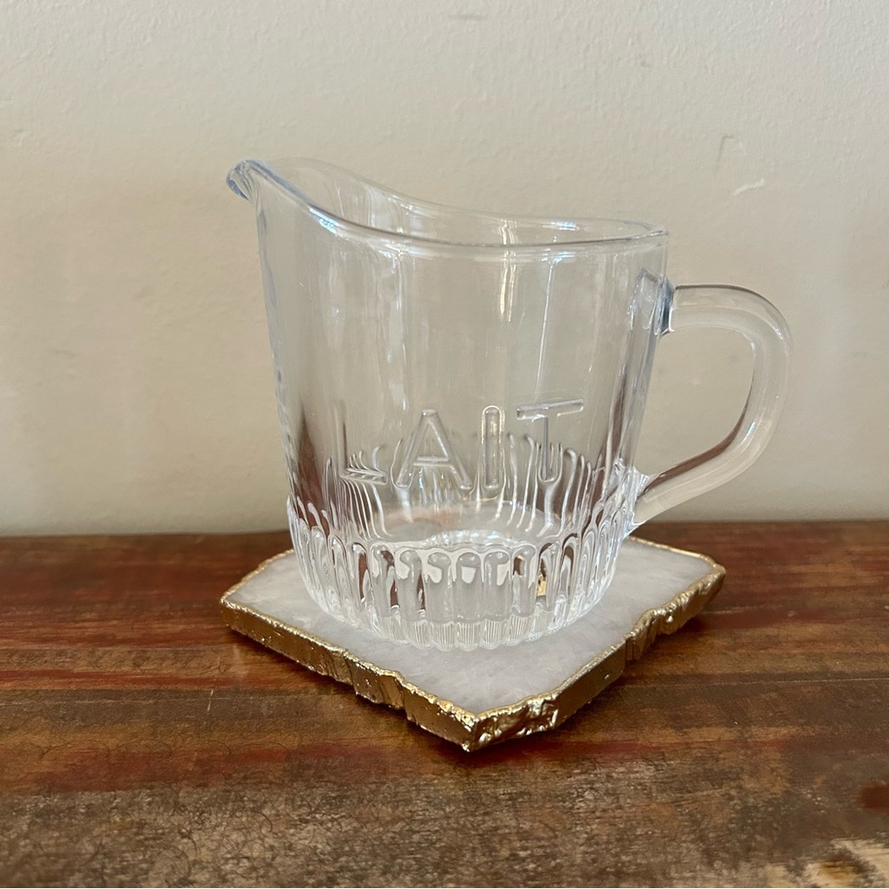 Magnolia Glass Milk Pitcher